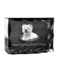 West Highland White Terrier, Weißer Hochlandterrier, Westie - Kristall mit einem Hundebild, Glasstatuette mit einem Bild, einzigartiger Bilderrahmen der Marke Art-Dog