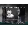 West Highland White Terrier, Westie, Westy - crystal with a picture of a dog, glass statuette with a picture, unique frame with a picture from Art-Dog brand