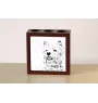 West Highland White Terrier, Westie, Westy - pen holder with a dog, desk organizer with a print, personalized desk decoration from the Art-Dog brand.