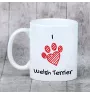 Terier walijski kubek z psem I love Art-Dog