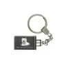 West Highland White Terrier, Westie, Westy - Crystal key ring with dog photo, illuminated key ring, unique gift by Art-Dog brand