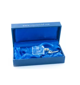 West Highland White Terrier, Westie - Porte-clés en cristal avec photo de chien, porte-clés lumineux, cadeau unique de la marque Art-Dog