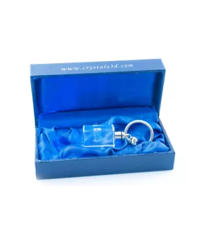 West Highland White Terrier, Weißer Hochlandterrier, Westie - Schlüsselanhänger aus Kristall mit Hundefoto, beleuchteter Schlüsselanhänger, einzigartiges Geschenk der Marke Art-Dog