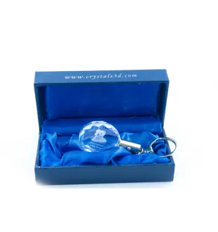 West Highland White Terrier, Westie, Westy - pendant with a photo of a dog, crystal key ring in a gift box, a unique gift by Art-Dog