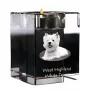 West Highland White Terrier świecznik kryształowy z psem Art-Dog