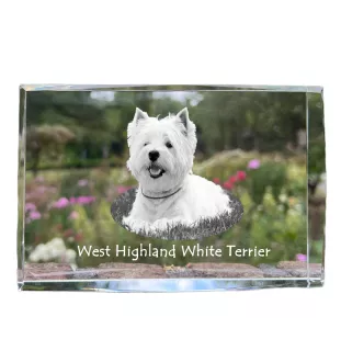 West Highland White Terrier kryształ z psem Art-Dog