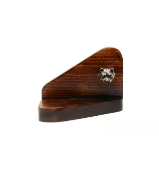 West Highland White Terrier, Weißer Hochlandterrier, Westie I - Holzkerzenhalter mit Hund, Teelichthalter, Gedenkstätte für den Hund der Marke Art-Dog