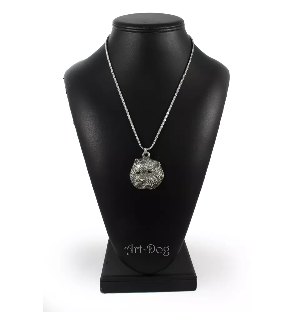 West Highland White Terrier posrebrzany naszyjnik na łańcuszku Art-Dog