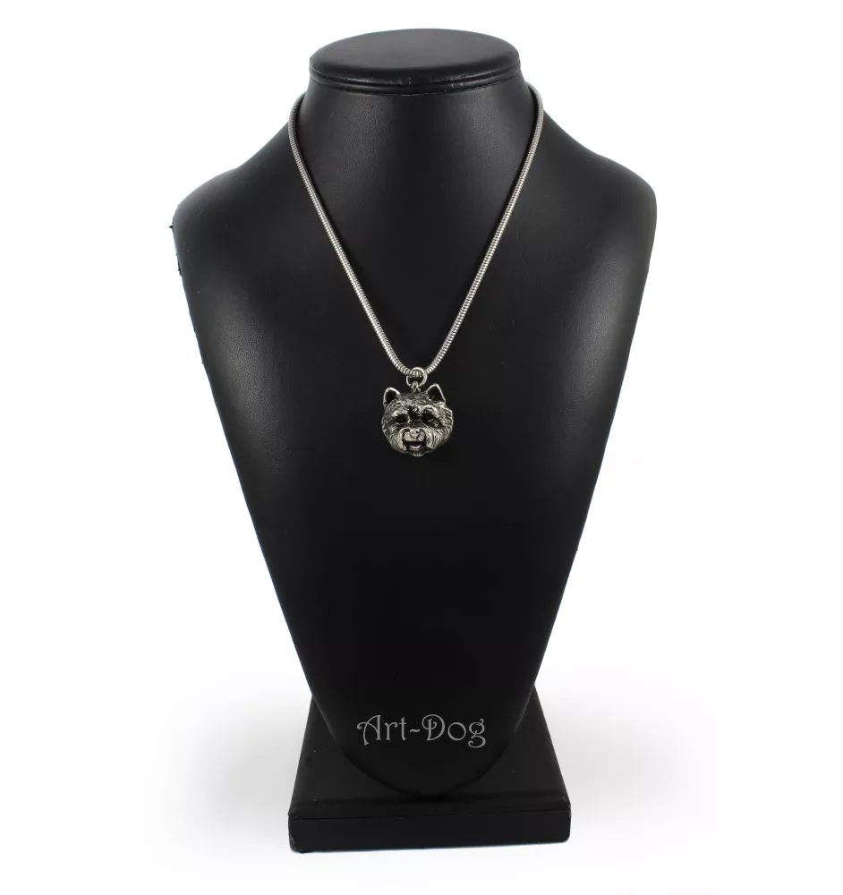 West Highland White Terrier posrebrzany naszyjnik na łańcuszku Art-Dog