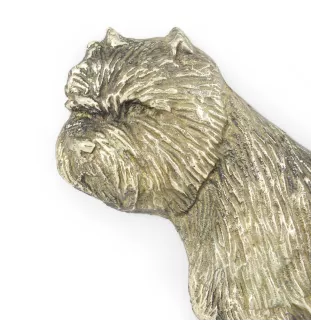 West Highland White Terrier, Westie, Westy - a door sign with a dog, a brass welcome plaque, a unique sign with the inscription Welcome from the Art-Dog brand