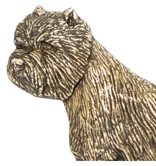 West Highland White Terrier, Weißer Hochlandterrier, Westie - Schlüsselhalter mit Hund, Messinggriff für Hundezubehör, elegante Dekoration für den Flur der Marke Art-Dog