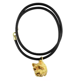 West Highland White Terrier, Westie I - porte-clés et collier avec chien dans une boîte, produit plaqué or de haute qualité, marque Art-Dog