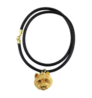 West Highland White Terrier, Westie I - porte-clés et collier avec chien dans une boîte, produit plaqué or de haute qualité, marque Art-Dog