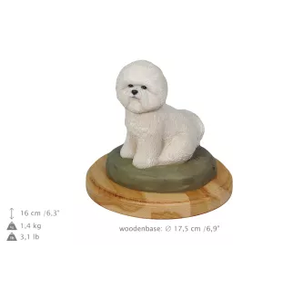 West Highland White Terrier, Westie - figurine peinte, statue, sculpture, réalisée par l'artiste, marque Art-Dog