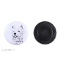 West Highland White Terrier, Westie - aimant avec un œil de chien, exceptionnellement léger, aimant puissant, produit fabriqué à la main par la marque Art-Dog