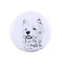 West Highland White Terrier, Weißer Hochlandterrier, Westie - Damen Schmuck mit dem Bild eines Hundes, handgefertigtes Produkt, Möglichkeit, Ihr eigenes Foto hinzuzufügen, Marke Art-Dog