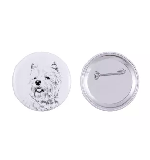 West Highland White Terrier, Westie - badge avec votre chien, ajoutez votre propre photo, marque Art-Dog