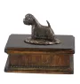 West Highland White Terrier, Weißer Hochlandterrier, Westie - Hund Ascheurne, klassische Urne mit Statue, elegante Urne mit Hund von der Marke Art-Dog