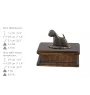 West Highland White Terrier, Westie - urne pour cendres de chien, urne classique avec une statuette, urne élégante avec un chien de la marque Art-Dog
