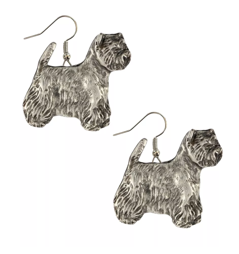 West Highland White Terrier kolczyki posrebrzane z psem Art-Dog