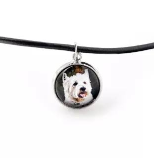West Highland White Terrier, Westie, Westy - a set of jewelry in a box, necklace, earrings, bracelet, products from the Art-Dog brand