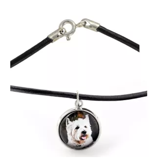 West Highland White Terrier, Westie - collier dans une boîte, élégant bijou, pendentif de la marque Art-Dog
