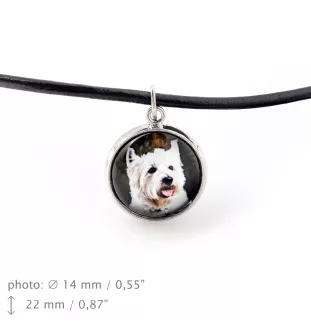 West Highland White Terrier, Westie - collier dans une boîte, élégant bijou, pendentif de la marque Art-Dog