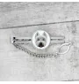 West Highland White Terrier, Westie, Westy - geometric tie clip with a picture and inscription from Art-Dog