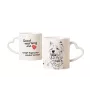 West Highland White Terrier, Westie, Westy - cup with a dog, adorable cup with a heart-shaped handle, universal gift from the Art-Dog brand
