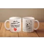 West Highland White Terrier, Westie, Westy - cup with a dog, cup with a photo, personalized gift from the Art-Dog brand