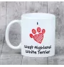 West Highland White Terrier kubek z psem I love Art-Dog