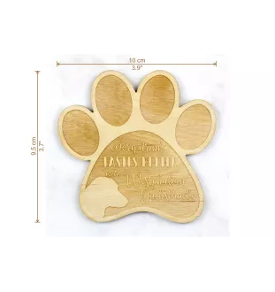 Westphalian Dachsbracke,  Westphalian Hound - Mug coaster, engraved coaster with dog, gift for dog lover by Art-Dog brand