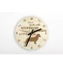 Westphalian Dachsbracke,  Westphalian Hound - clock with a dog, wooden clock, wall clock for dog lovers, clock for desk and shelf, Art-Dog