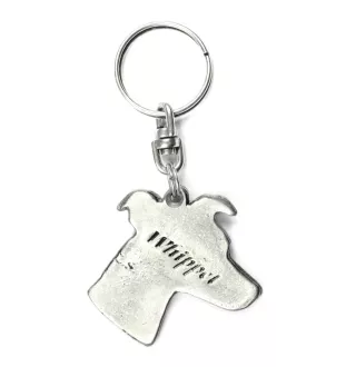 Whippet brelok do kluczy posrebrzany Art-Dog