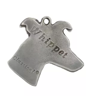 Whippet brelok do kluczy posrebrzany Art-Dog