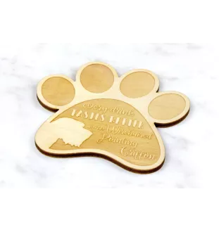 Wirehaired Pointing Griffon, Korthals Griffon - Mug coaster, engraved coaster with dog, gift for dog lover by Art-Dog brand