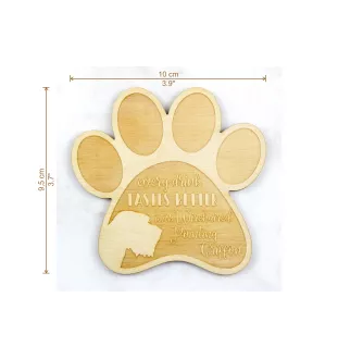 Griffon Korthals, Griffon d'arrêt à poil dur Korthals - Sous-verre mug, sous-verre gravé avec chien, cadeau pour amoureux des chiens par la marque Art-Dog