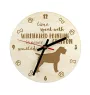 Griffon Korthals, Griffon d'arrêt à poil dur Korthals - horloge avec chien, horloge en bois avec gravure, horloge personnalisée par Art-Dog