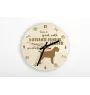 Griffon Korthals, Französischer Rauhhaariger Vorstehhund  - Uhr mit Hund, Holzuhr mit Gravur, personalisierte Uhr von Art-Dog
