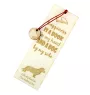 Westphalian Dachsbracke,  Westphalian Hound - dog bookmark, personalized bookmark, dog gadget for Art-Dog brand readers