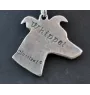Whippet, Lévrier whippet - Collier pour chien, bijoux uniques pour les fans de chiens, pendentif vipère unique de la marque Art-Dog