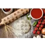 Westphalian Dachsbracke,  Westphalian Hound - patterned rolling pin with a dog, rolling pin for dough and ceramics, a gift for a pastry chef from the Art-Dog brand