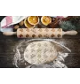 Westphalian Dachsbracke,  Westphalian Hound - patterned rolling pin with a dog, rolling pin for dough and ceramics, a gift for a pastry chef from the Art-Dog brand