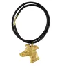 Whippet, Lévrier whippet - Collier pour chien, pendentif plaqué or pour fan de chien, bijoux uniques de la marque Art-Dog