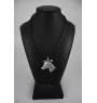 Whippet - Dog necklace in gift box, silver-plated locket for dog fan, striking pendant by Art-Dog brand