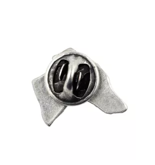 Whippet pin posrebrzony w pudełku Art-Dog