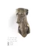 Whippet - Dog statue, hanging bust, unique decoration for dog lover by Art-Dog brand