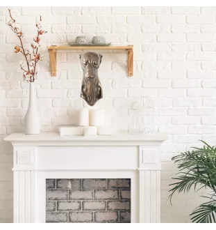 Whippet, Kleiner Englischer Windhund - Hundestatue, hängende Büste, einzigartige Dekoration für Hundeliebhaber der Marke Art-Dog