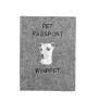 Whippet - Dog passport case, document case, gift for the traveller from the Art-Dog brand