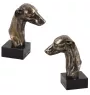 Whippet, Kleiner Englischer Windhund - Hundestatue, Büste auf Steinsockel, Skulptur, Trophäe für Hundeausstellung der Marke Art-Dog